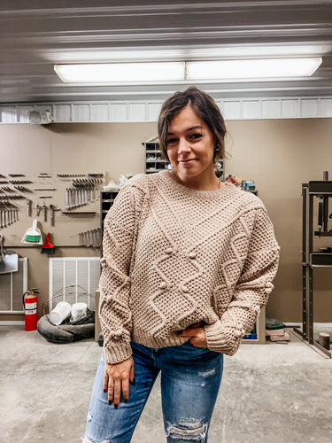 Ivy Sweater - Light Taupe