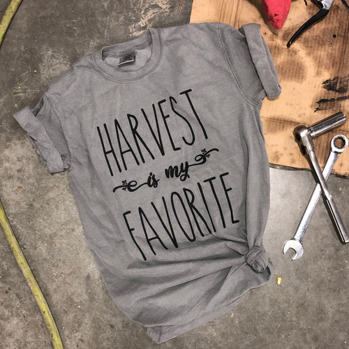 Harvest is My Favorite - Gray